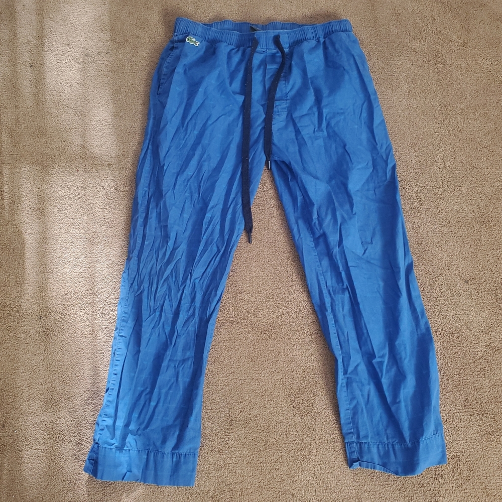 Blue lacoste sleepwear